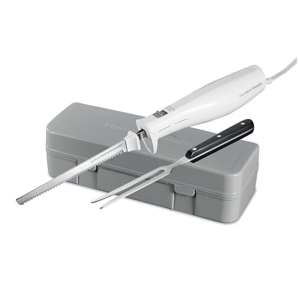 Hamilton Beach Electric Knife Set Carving Meats, Poultry, Bread, Crafts More New